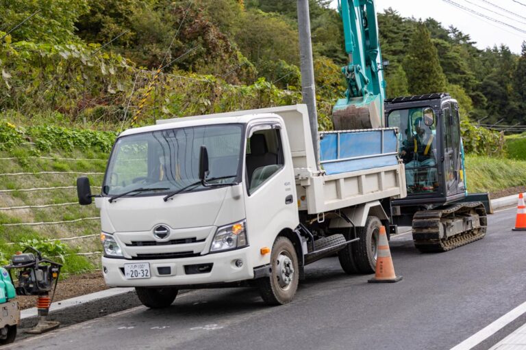 山田組の仕事現場の様子