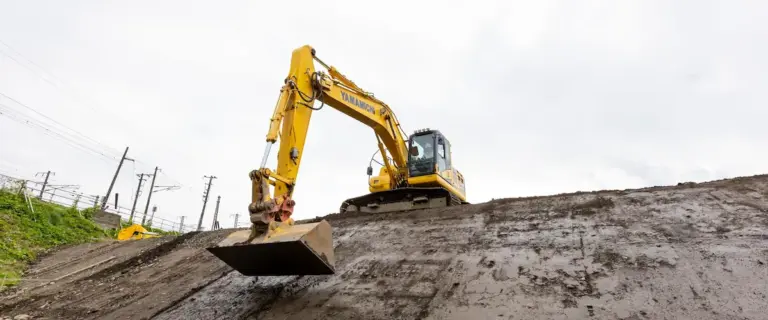 山田組の仕事現場の様子